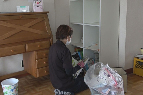 丁寧な仕分け作業