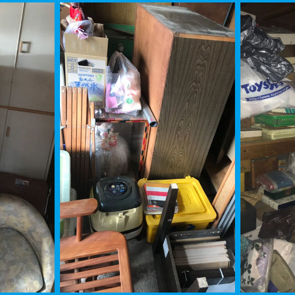 12遺品整理 事例集4 城東区 宮永様 60代 男性 一軒家
